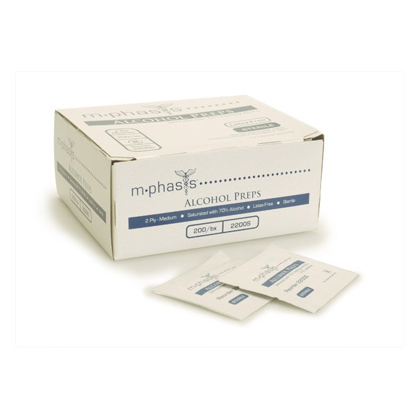 Alcohol Prep Pads - Medium
